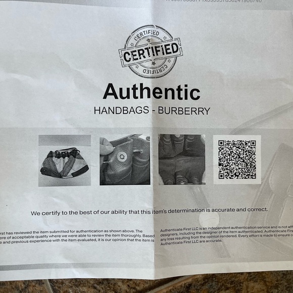 Authenticated Burberry London Leather Trimmed Large Wool Tote - Picture 8 of 8